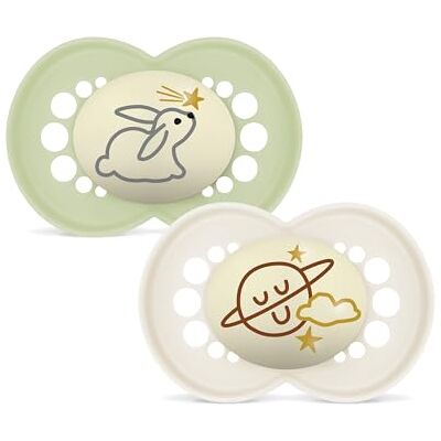 MAM - Chupete Original Pure Night - Silicone - Tétine MAM - Chupete Original Pure Night - Silicone - Tétine