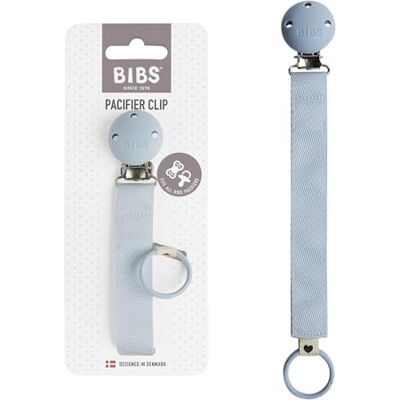 Bibs Attache-tétine Ribbon, Dusty Blue Fixation sûre à une main Évite les tétines qui tombent Bibs Attache-tétine Ribbon, Dusty Blue Fixation sûre à une main Évite les tétines qui tombent