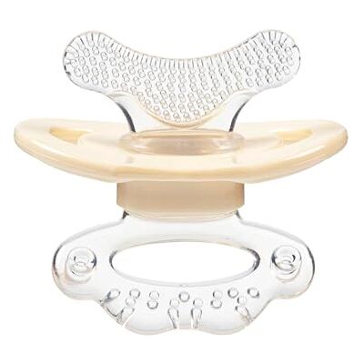 Bebeconfort Sucette Ergonomique pour Masser les Gencives Lors de la Poussée Dentaire, Massage des Gencives pour les Nouveau-nés, pour les Enfants âgés de 3 à 6 mois, Beige Bebeconfort Sucette Ergonomique pour Masser les Gencives Lors de la Poussée Dentaire, Massage des Gencives pour les Nouveau-nés, pour les Enfants âgés de 3 à 6 mois, Beige