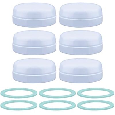 Maymom Couvercles Massifs Aka Travel Caps avec Anneau D'étanchéité pour Avent Bouteille Large Bouche ; Cap Remplacement Avent Bouteille Naturelle Anneau D'étanchéité et Disque D'étanchéité Maymom Couvercles Massifs Aka Travel Caps avec Anneau D'étanchéité pour Avent Bouteille Large Bouche ; Cap Remplacement Avent Bouteille Naturelle Anneau D'étanchéité et Disque D'étanchéité
