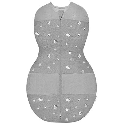 Happiest Baby Sleepea Bandage rapide – Coton 100 % biologique – favorise un bon développement des même (planètes graphite, petite) Happiest Baby Sleepea Bandage rapide – Coton 100 % biologique – favorise un bon développement des même (planètes graphite, petite)