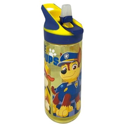 CARTOON Gourde Paw Patrol 620 ml en Tritan Bouteille pop-up avec bec verseur à clipser sans BPA pour enfants, école, sport et loisirs CARTOON Gourde Paw Patrol 620 ml en Tritan Bouteille pop-up avec bec verseur à clipser sans BPA pour enfants, école, sport et loisirs
