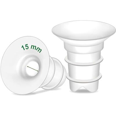 Maymom insert de bride 15 mm (Long Plus) compatible avec les brides Freemie 25 mm, Medela PersonalFit 24 mm, Spectra 24 mm et les cups Momcozy S9 Pro/S12 Pro, 2 pièces Maymom insert de bride 15 mm (Long Plus) compatible avec les brides Freemie 25 mm, Medela PersonalFit 24 mm, Spectra 24 mm et les cups Momcozy S9 Pro/S12 Pro, 2 pièces