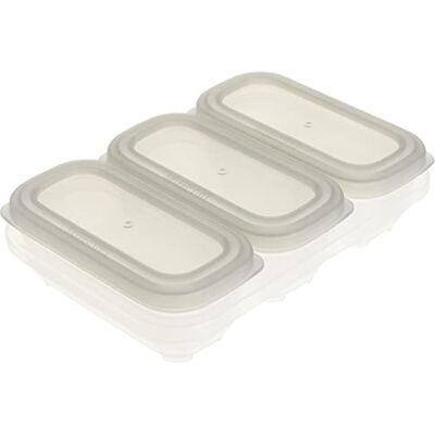Skip Hop 9H203810 Lot de 3 boîtes de rangement Easy-Store Transparent 118 ml Skip Hop 9H203810 Lot de 3 boîtes de rangement Easy-Store Transparent 118 ml