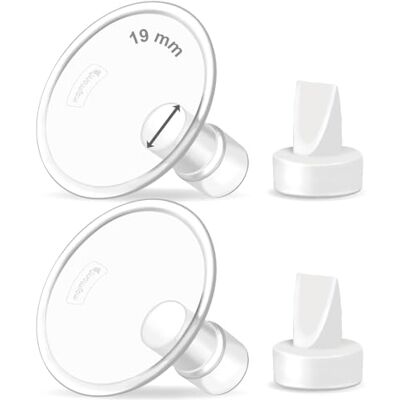 Maymom Valve de pompe et bouclier MyFit 19 mm compatible avec tire-lait Lansinoh Signature Pro/Smartpump/tire-lait manuel Remplace la valve de pompe Lansinoh Maymom Valve de pompe et bouclier MyFit 19 mm compatible avec tire-lait Lansinoh Signature Pro/Smartpump/tire-lait manuel Remplace la valve de pompe Lansinoh