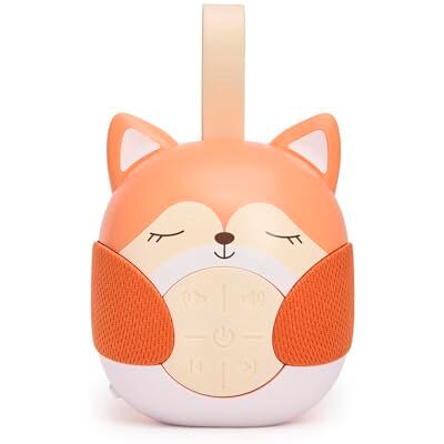Miniland Foxy Dreamer Bruit blanc pour bébé portable avec sons relaxants Sleep Aid pour enfant avec minuterie et volume réglable Léger avec crochet Miniland Foxy Dreamer Bruit blanc pour bébé portable avec sons relaxants Sleep Aid pour enfant avec minuterie et volume réglable Léger avec crochet