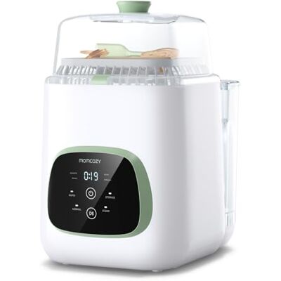 Momcozy Nettoyeur Biberons Haute Pression 2.2kPa, 19 Min, 99.9% Germes Cycle rapide, Toutes marques, Sans BPA, Bébé, Nouveau-né, Hygiène, Compact, Électrique, Automatique, Cadeau, Lot, Silencieux Momcozy Nettoyeur Biberons Haute Pression 2.2kPa, 19 Min, 99.9% Germes Cycle rapide, Toutes marques, Sans BPA, Bébé, Nouveau-né, Hygiène, Compact, Électrique, Automatique, Cadeau, Lot, Silencieux