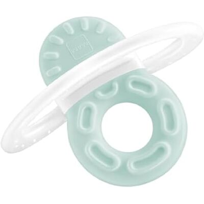 MAM Bite & Relax Phase 1 Mini anneau de dentition spécialement conçu pour les dents avant, anneau de dentition extra petit et léger pour bébé, à partir de 2 mois, menthe MAM Bite & Relax Phase 1 Mini anneau de dentition spécialement conçu pour les dents avant, anneau de dentition extra petit et léger pour bébé, à partir de 2 mois, menthe