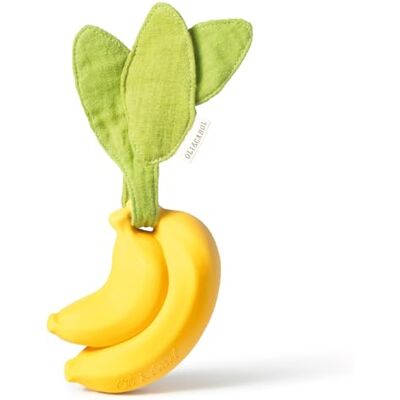 Oli & Carol Porte-tétine boîte à tétine étui rangement pour tétine Ana Banana fait main jaune Oli & Carol Porte-tétine boîte à tétine étui rangement pour tétine Ana Banana fait main jaune