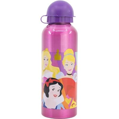 CARTOON Gourde enfant Princesses Disney bouteille en aluminium 530 ml avec bec et couvercle CARTOON Gourde enfant Princesses Disney bouteille en aluminium 530 ml avec bec et couvercle