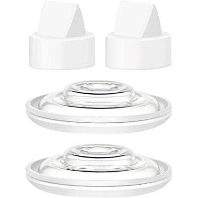 Maymom valve bec de canard et membrane en silicone compatibles avec Momcozy S9 S10 S12, FEISIKE Cup version 2011 et tire-lait portable TSRETE, accessoire compatible, lot de 2 Maymom valve bec de canard et membrane en silicone compatibles avec Momcozy S9 S10 S12, FEISIKE Cup version 2011 et tire-lait portable TSRETE, accessoire compatible, lot de 2
