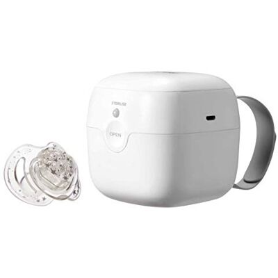 Nuby Pack Promo Stérilisateur de sucette UV portable Élimine 99% des germes et des bactéries Avec une tétine pour 0-6 mois Nuby Pack Promo Stérilisateur de sucette UV portable Élimine 99% des germes et des bactéries Avec une tétine pour 0-6 mois