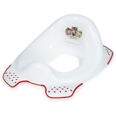 Lorelli Abattant de toilette Comic Protection anti-éclaboussures Forme ergonomique Base antidérapante Couleur : blanc rouge Lorelli Abattant de toilette Comic Protection anti-éclaboussures Forme ergonomique Base antidérapante Couleur : blanc rouge