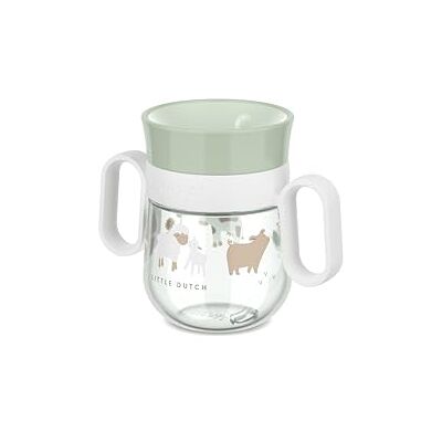 Mepal Gobelet d'Apprentissage 360° Mio Little Dutch Étanche Bord à 360° pour boire de tous les côtés Poignées à prise facile Se scelle lorsque l'enfant cesse de boire 200 ml Little Farm Mepal Gobelet d'Apprentissage 360° Mio Little Dutch Étanche Bord à 360° pour boire de tous les côtés Poignées à prise facile Se scelle lorsque l'enfant cesse de boire 200 ml Little Farm