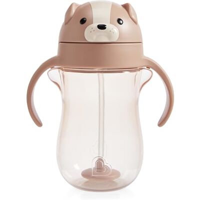 Munchkin Tasse d’apprentissage Any Angle avec paille lestée anti-fuite Gobelet de transition pour bébés et tout-petits Technologie Click Lock Diversification menée par bébé (DME) 296 ml Chien Munchkin Tasse d’apprentissage Any Angle avec paille lestée anti-fuite Gobelet de transition pour bébés et tout-petits Technologie Click Lock Diversification menée par bébé (DME) 296 ml Chien