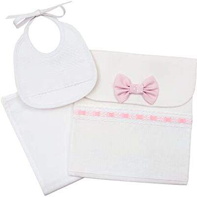 Ensemble cadeau bébé italien avec kit de broderie - Essentiels pour bébé Ensemble cadeau bébé italien avec kit de broderie - Essentiels pour bébé