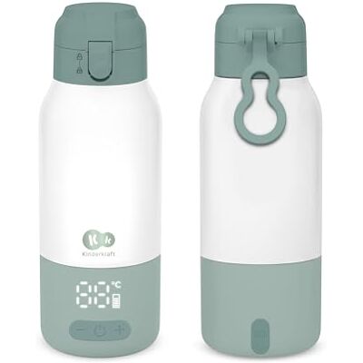 kk Kinderkraft Kinderkraft GAJA Chauffe-biberon mobile 2 en 1-500 ml Chauffe le lait en 120 secondes 5 niveaux de température de 37 à 55 °C Batterie amovible Maintient la chaleur jusqu'à 20 heures Charge kk Kinderkraft Kinderkraft GAJA Chauffe-biberon mobile 2 en 1-500 ml Chauffe le lait en 120 secondes 5 niveaux de température de 37 à 55 °C Batterie amovible Maintient la chaleur jusqu'à 20 heures Charge