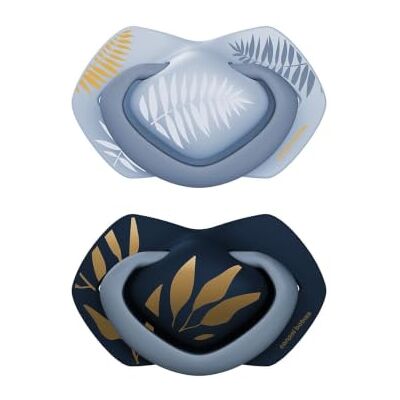 Canpol babies Tétine en silicone Light Touch 0-6m symétrique OR 2 pcs. bleu Canpol babies Tétine en silicone Light Touch 0-6m symétrique OR 2 pcs. bleu