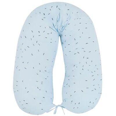 Kikka Boo Kikkaboo Coussin d'allaitement Bear with me 150 cm long coton, fermeture éclair, coloris:bleu Kikka Boo Kikkaboo Coussin d'allaitement Bear with me 150 cm long coton, fermeture éclair, coloris:bleu