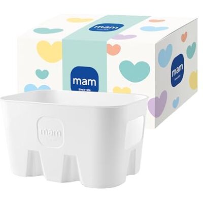 MAM Panier à biberons, panier de rangement de qualité supérieure pour biberons, aide à l'organisation empilable pour réfrigérateur et armoire, rangement hygiénique et polyvalent, sans BPA MAM Panier à biberons, panier de rangement de qualité supérieure pour biberons, aide à l'organisation empilable pour réfrigérateur et armoire, rangement hygiénique et polyvalent, sans BPA