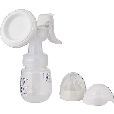 Lorelli tire-lait manuel assistant bouteille de 180 ml, poignée ergonomique, couleur : blanc Lorelli tire-lait manuel assistant bouteille de 180 ml, poignée ergonomique, couleur : blanc