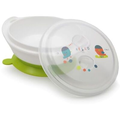Cangaroo Gamelle pour enfant TC5009 Ventouse au sol 30 ml Couvercle antidérapant Couleurs : blanc Cangaroo Gamelle pour enfant TC5009 Ventouse au sol 30 ml Couvercle antidérapant Couleurs : blanc