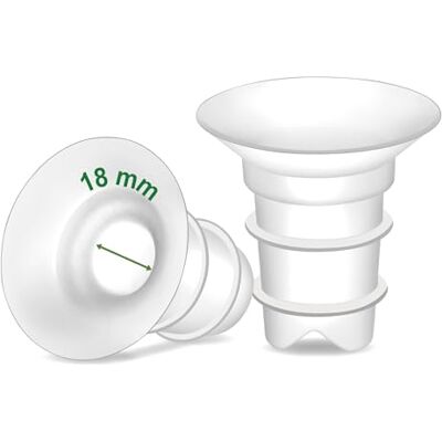 Maymom Inserts de bride 18 mm Long Plus, compatible avec Freemie 25 mm, compatible avec Medela PersonalFit 24 mm, Spectra 24 mm et Momcozy S9 Pro S12 Pro, lot de 2 Maymom Inserts de bride 18 mm Long Plus, compatible avec Freemie 25 mm, compatible avec Medela PersonalFit 24 mm, Spectra 24 mm et Momcozy S9 Pro S12 Pro, lot de 2