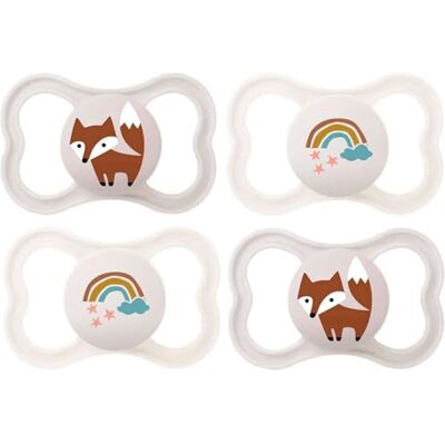 MAM Air Lot de 4 tétines en silicone à partir de 16 mois MAM Air Lot de 4 tétines en silicone à partir de 16 mois