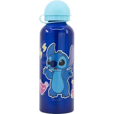 CARTOON Gourde enfant Stitch Disney bouteille en aluminium 530 ml avec bec et couvercle CARTOON Gourde enfant Stitch Disney bouteille en aluminium 530 ml avec bec et couvercle