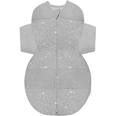 Happiest Baby 100% Organic SNOO Sleep Sack Small Graphite Stars Happiest Baby 100% Organic SNOO Sleep Sack Small Graphite Stars