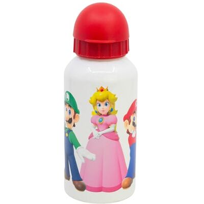 Stor Gourde Aluminium Enfant Super Mario Bros 400ml Bouteille avec Bec Verseur de Sécurité et Bouchon Anti-Fuite Légère et Résistante pour Enfants Stor Gourde Aluminium Enfant Super Mario Bros 400ml Bouteille avec Bec Verseur de Sécurité et Bouchon Anti-Fuite Légère et Résistante pour Enfants