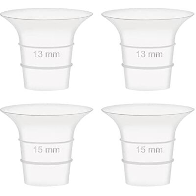 Maymom Insert de bride 13 et 15 mm compatible avec Elvie Single/Double Electric, Elvie Stride 24 mm Wearable Cup, pas d'origine pour pompe de rechange Elvie Stride Maymom Insert de bride 13 et 15 mm compatible avec Elvie Single/Double Electric, Elvie Stride 24 mm Wearable Cup, pas d'origine pour pompe de rechange Elvie Stride