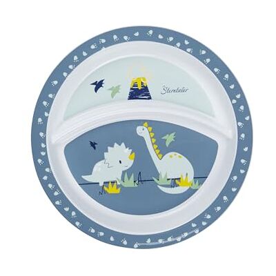 Sterntaler Assiette Dino Rexi Assiette pour bébé en matériaux de qualité supérieure Vaisselle pour bébé avec socle antidérapant Assiette pour enfant Bleue Sterntaler Assiette Dino Rexi Assiette pour bébé en matériaux de qualité supérieure Vaisselle pour bébé avec socle antidérapant Assiette pour enfant Bleue