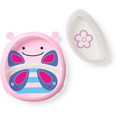 Skip Hop Zoo Smart Serve Assiette et bol – Papillon Skip Hop Zoo Smart Serve Assiette et bol – Papillon