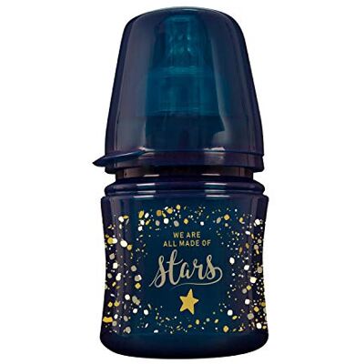 LOVI Biberon Stardust, 0 mois+, Ne perturbe pas le réflexe de succion de l'enfant, Système de ventilation SUPERvent, Sans BPA, Collection Stardust, 120ml LOVI Biberon Stardust, 0 mois+, Ne perturbe pas le réflexe de succion de l'enfant, Système de ventilation SUPERvent, Sans BPA, Collection Stardust, 120ml