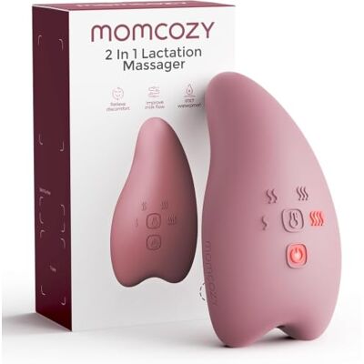 Momcozy A1Pro Masseur d’Allaitement, Vibration et Chauffe Rapide Vibration Profonde et Chauffe Rapide, Mémoire et Charge Rapide, pour un Usage Pratique pendant l’Expression Momcozy A1Pro Masseur d’Allaitement, Vibration et Chauffe Rapide Vibration Profonde et Chauffe Rapide, Mémoire et Charge Rapide, pour un Usage Pratique pendant l’Expression
