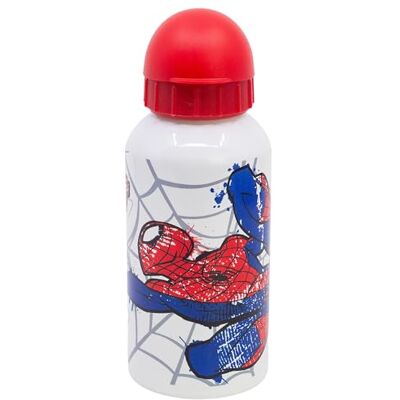 Stor Gourde Aluminium Enfant Spider-Man 400ml Bouteille Réutilisable avec Bec Verseur de Sécurité et Bouchon Anti-Fuite Légère et Résistante pour Enfants Stor Gourde Aluminium Enfant Spider-Man 400ml Bouteille Réutilisable avec Bec Verseur de Sécurité et Bouchon Anti-Fuite Légère et Résistante pour Enfants