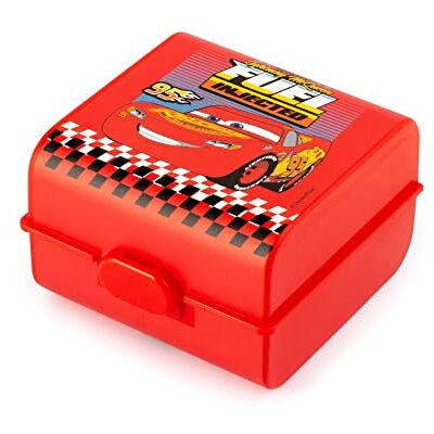 Lulabi Disney Cars Porte repas en polypropylène 3 places avec couverts Lulabi Disney Cars Porte repas en polypropylène 3 places avec couverts