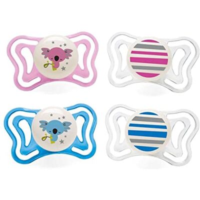 Chicco Physio Light Silicone Fopspeen X2 6 16M Chicco Physio Light Silicone Fopspeen X2 6 16M