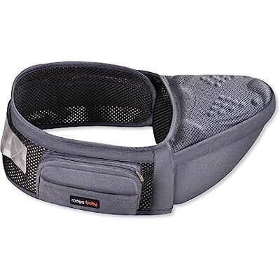 SONARIN Respirant Ergonomique Porte-bébé Siège de Hanche,Porte bébé Ventral Multifonctionnel Tabouret de Taille Léger avec Poche Latérale pour Nouveau-né Tout-Petit 0-36 Mois(Gris) SONARIN Respirant Ergonomique Porte-bébé Siège de Hanche,Porte bébé Ventral Multifonctionnel Tabouret de Taille Léger avec Poche Latérale pour Nouveau-né Tout-Petit 0-36 Mois(Gris)