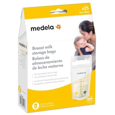 Medela Sac de conservation pour lait maternel 25 blanc (version espagnole) Medela Sac de conservation pour lait maternel 25 blanc (version espagnole)