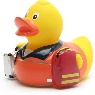 Duckshop I Canard de bain ambulancier I Canard couineur I Canard de bain – L : 8 cm I Cadeau pour ambulancier I Cadeau pour les services d'urgence Duckshop I Canard de bain ambulancier I Canard couineur I Canard de bain – L : 8 cm I Cadeau pour ambulancier I Cadeau pour les services d'urgence