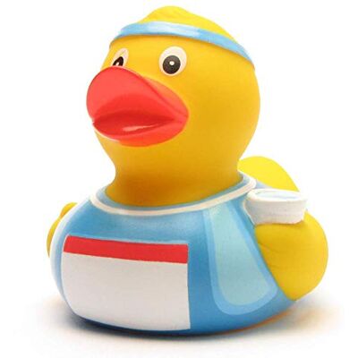 Duckshop Canard de bain Marathon Canard de bano Canard de plastique L: 8 cm Duckshop Canard de bain Marathon Canard de bano Canard de plastique L: 8 cm