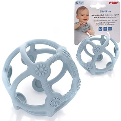 Reer Bite&Play Balle de dentition et de préhension pour bébé, anneau de dentition et jouet pour tout-petit, cadeau idéal Reer Bite&Play Balle de dentition et de préhension pour bébé, anneau de dentition et jouet pour tout-petit, cadeau idéal