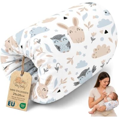 Totsy Baby Coussin d'Allaitement de Voyage 20 cm en Coton Bras soutenu lavable à 30 degrés garnissage moelleux pour le biberon comme pour le sein maman papa Chouettes blanches Totsy Baby Coussin d'Allaitement de Voyage 20 cm en Coton Bras soutenu lavable à 30 degrés garnissage moelleux pour le biberon comme pour le sein maman papa Chouettes blanches