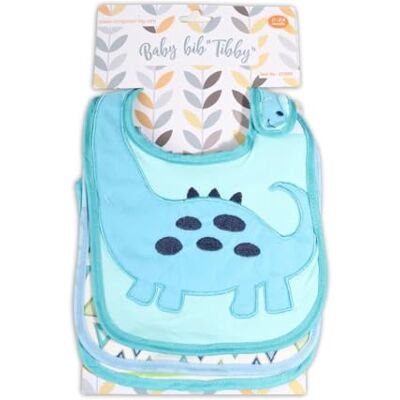 Cangaroo set 3 bavoirs bébé Tibby velcro, imperméable lavable dès la naissance, coloris:turquoise Cangaroo set 3 bavoirs bébé Tibby velcro, imperméable lavable dès la naissance, coloris:turquoise