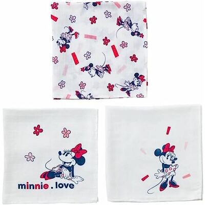 Disney BABYCALIN-Lot DE 3 Langes 60X60CM Disney BABYCALIN-Lot DE 3 Langes 60X60CM