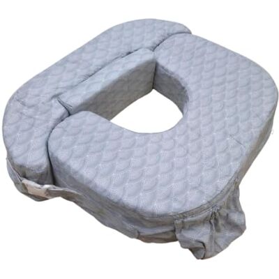 My Brest Friend Coussin d'allaitement double – Confort amélioré avec housse – Coussin d'allaitement ergonomique pour un soutien ultime – Coussin d'allaitement réglable avec poche latérale pratique My Brest Friend Coussin d'allaitement double – Confort amélioré avec housse – Coussin d'allaitement ergonomique pour un soutien ultime – Coussin d'allaitement réglable avec poche latérale pratique