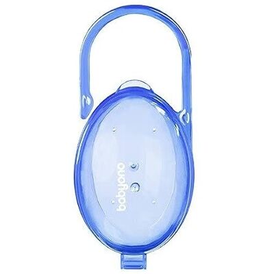 Babyono Sucette avec conteneur Bleu Babyono Sucette avec conteneur Bleu