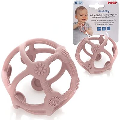Reer Bite&Play Balle de dentition et de préhension pour bébé, anneau de dentition et jouet pour tout-petit, cadeau idéal Reer Bite&Play Balle de dentition et de préhension pour bébé, anneau de dentition et jouet pour tout-petit, cadeau idéal